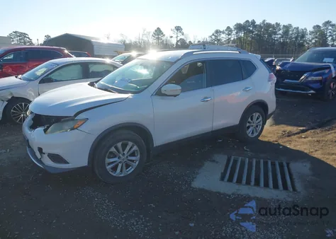 2014 Nissan Rogue Sv z USA, uszkodzony, nr VIN 5N1AT2ML9EC767875